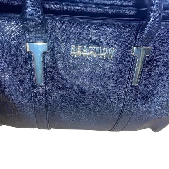 Reaction by Kenneth Cole Top Handle Black Satchel - Picture 3 of 16